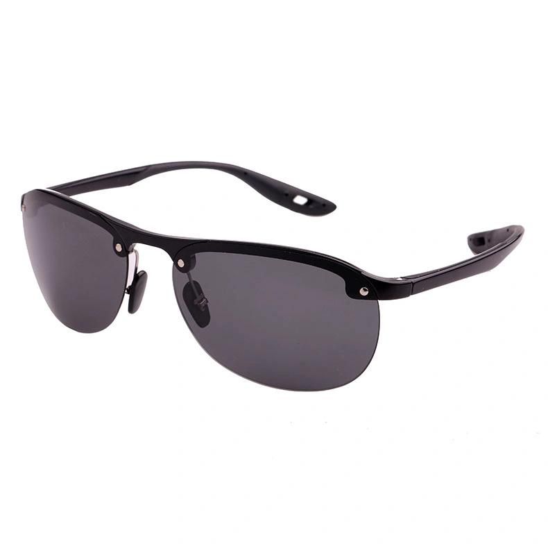 2019 Round Shape Half Frame Sports Sunglasses