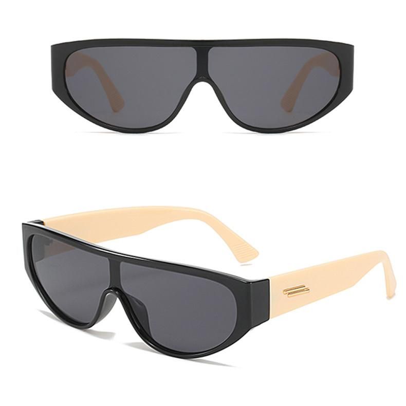 Hot Selling High Quality Men and Women Retro Fashion Punk Style One Piece Sports Outdoor UV400 Sunglasses