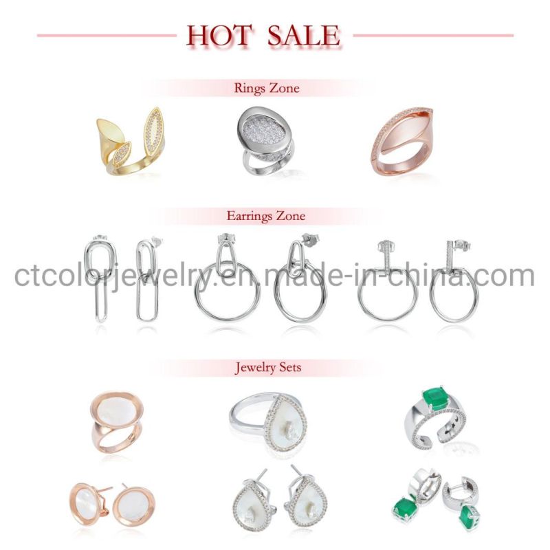OEM/ODM High Quality AAA CZ Customization Jewelry Silver and Brass Bracelet