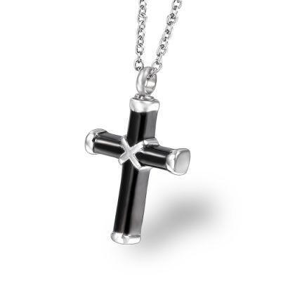 Commemorative Urn Pet Cremation Ashes Perfume Bottle Jewelry Series Cross X Necklace