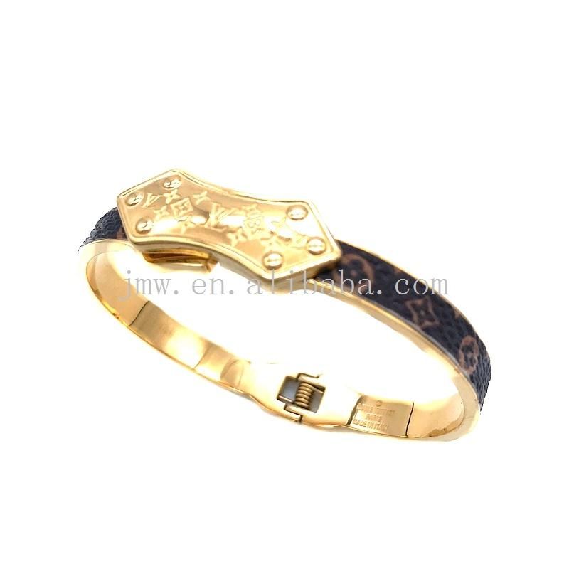 European Fashion Simple Bracelet Retro Speed 18K Gold Plated Bracelet Temperament Jewelry for Women