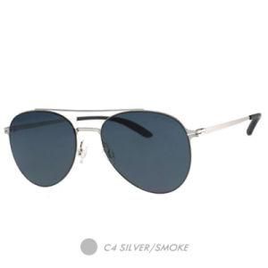 Metal&Nylon Polarized Sunglasses, Two Bridge Rb Frame M6025-04