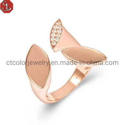 Latest Design jewelry 5A Zircon Special Bling 925 silver Ring