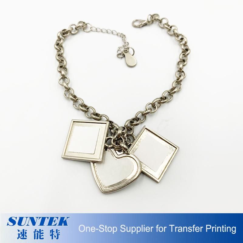 Flower Shape Sublimation Blank Metal Jewelry Bracelet