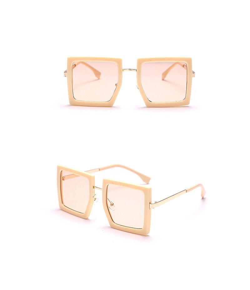 Hot Selling Fashion Square Shape Sunglasses with Polarized Lens