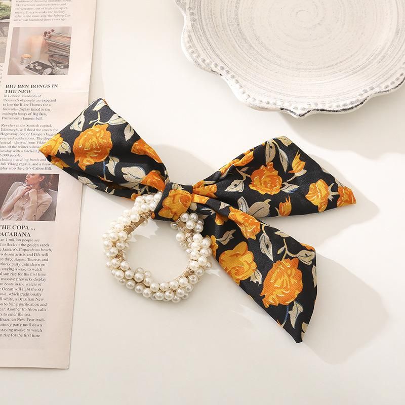 Fashion Jewellery Floral Ribbon Bow Headpiece Hairrope