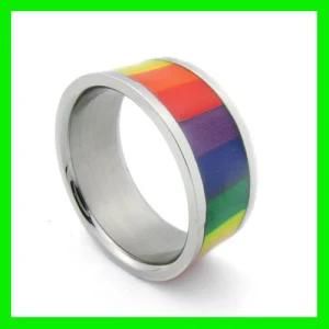 Gay Pride Engagement Rings Jewelry