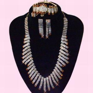 New CZ Rhinestones Jewelry Set Necklace Sets (XPK-K-23)