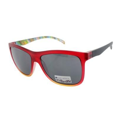 Fashion UV400 Oversized Gradient Frame Tr90 Plastic Big Frame Sunglasses