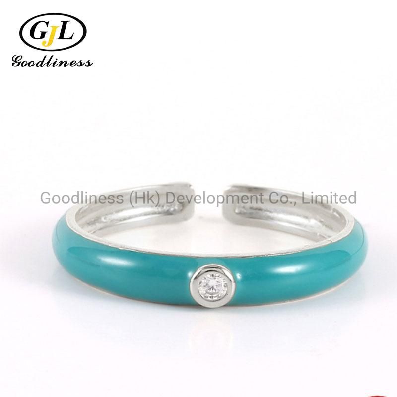 High Quality Wholesale Round Shape Fashion Custom Ring Jewelry