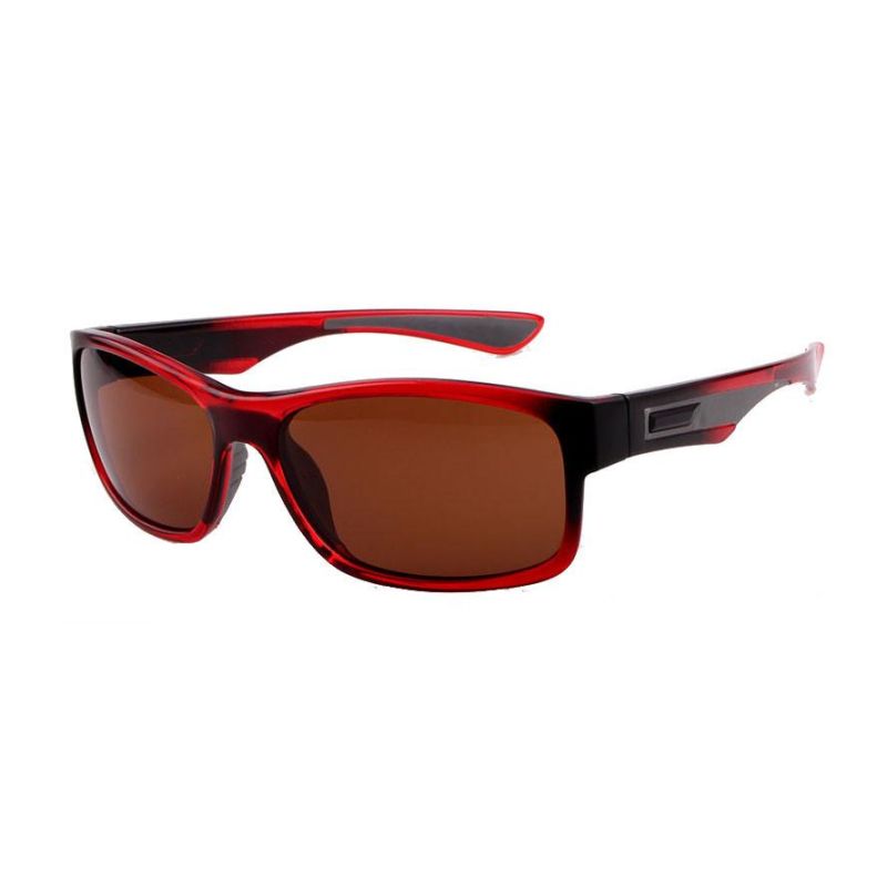 Crystal Red and Black Sports Sunglasses Wholesale