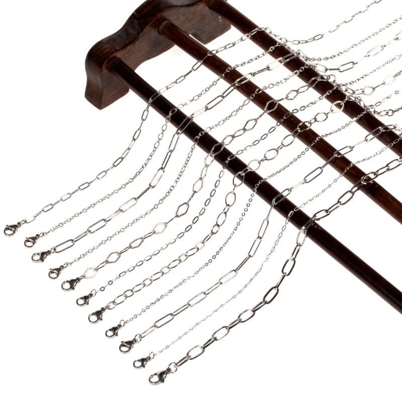 Popular Stainless Steel Necklace Wheat Chopin Chain Fashion Jewelry