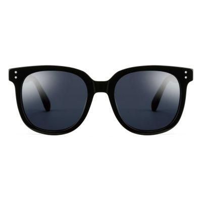 Italian Acetate Retro Vintage Women Square Big Framed Rectangle Sunglasses