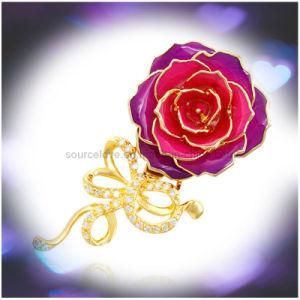 24k Gold Plated Brooches for Valentien&prime;s Day