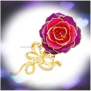 24k Gold Plated Brooches for Valentien&prime;s Day