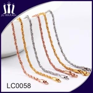 High Quality Different Size Custom Made Small Metal Chain Necklace