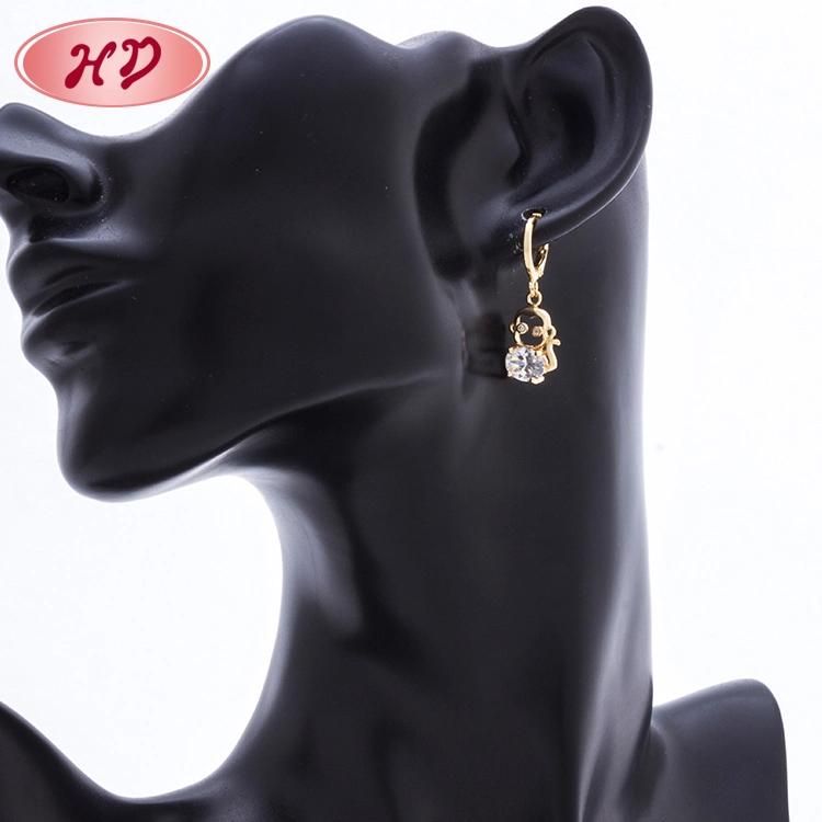 Wholesale Women Brass CZ 18K Rose Gold Jewelry Set