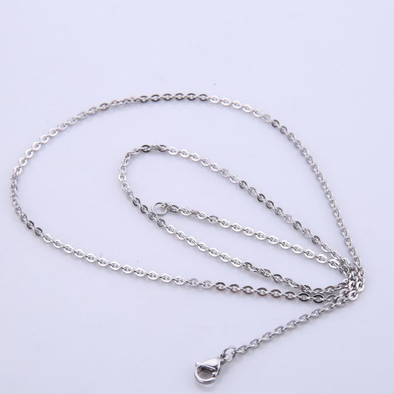 Fashion Jewelry Stainless Steel Jewelry Necklace Flat Cable Chain