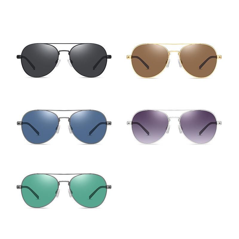 Classic Metal Sunglasses Polarized Lens Sunglasses Metal Sunglasses for Male and Female 3363