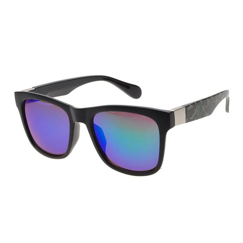 2017 Classical Square Shape Fashion Sunglasses with Green Mirror