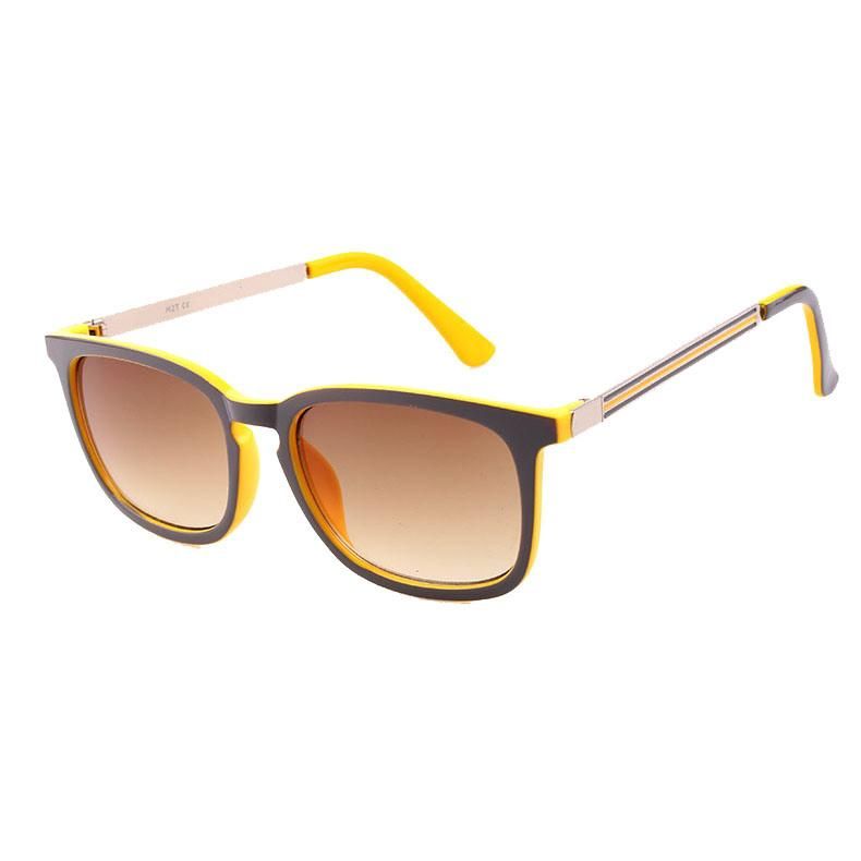 2019 Factory Directly Color Spray Sunglasses with Metal Temple