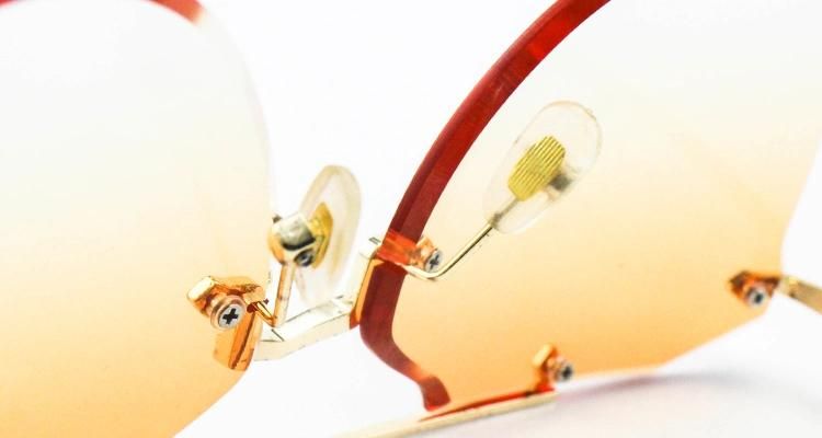 Oversize Fashion Custom Logo Wholesale Metal Frame Women Sunglasses