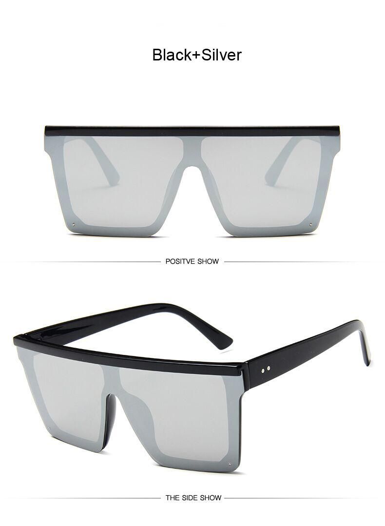 New Fashion Luxury Brand Square Sunglasses