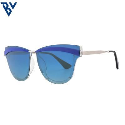 BV New Arrivals OEM Rimless Sunglasses with Metal Arms Custom Logo