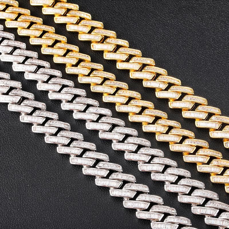 Hip Hop Women Men Twist Rope Cuban Link Chain Necklace