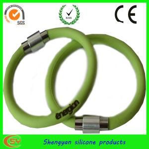 2012 Newest Silicone Energy Bracelet with Magnet Design