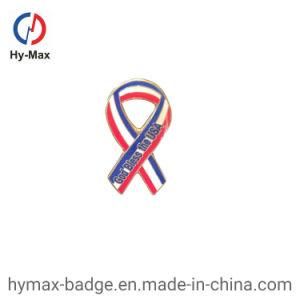 Quality High Custom Breast Cancer Awareness Ribbon Lapel Pin