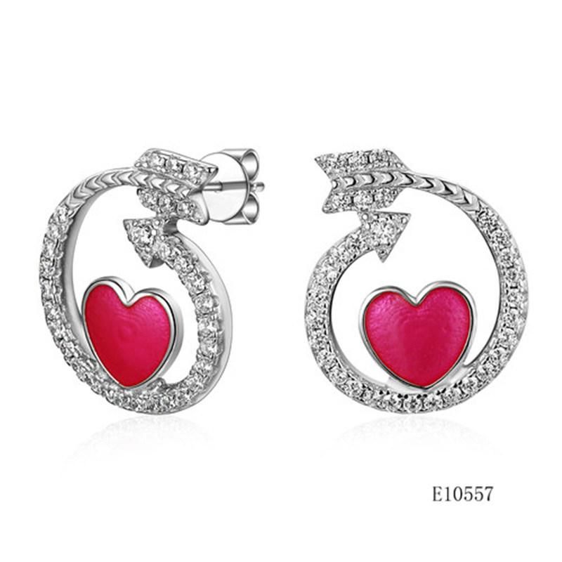 925 Silver Pineapple Enamel Earring Factory Wholesale Price
