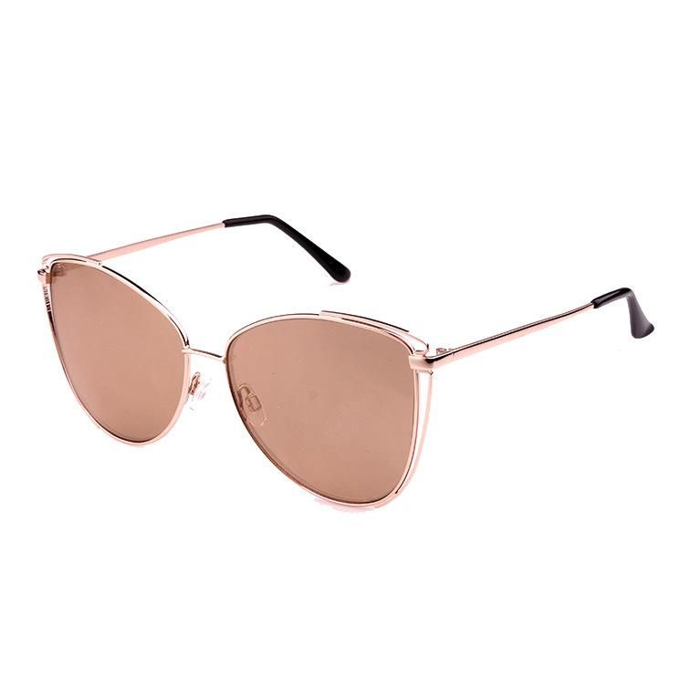 2018 Hot Selling Fashionable Cat Eye Metal Sunglasses