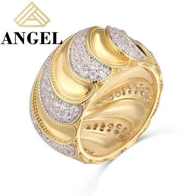 Hip Hop 925 Silver Fashion Accessories Fashion Jewelry Elegant Luxury Jewellery Factory Wholesale Ring