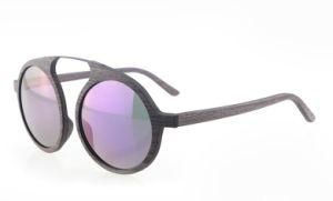 Wood Frame Sunglasses Round Woman Styles 0054L