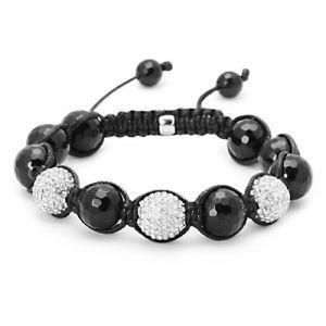 Shamballa Bracelet Jewelry Round Beads Size 10mm Clay Pave Beads with Crystal