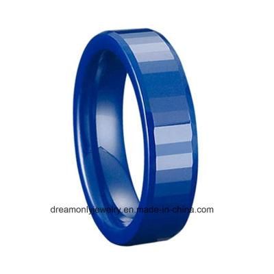 Fashion Blue Ceramic Ring