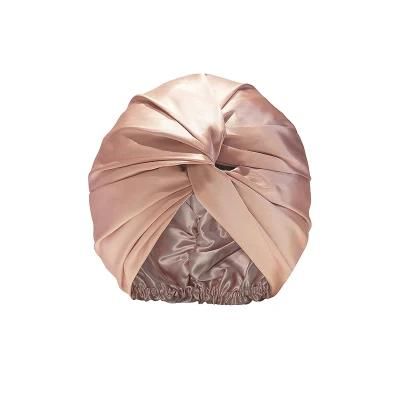 Silk Sleep Bonnet with Logo Accessories Silk Turban
