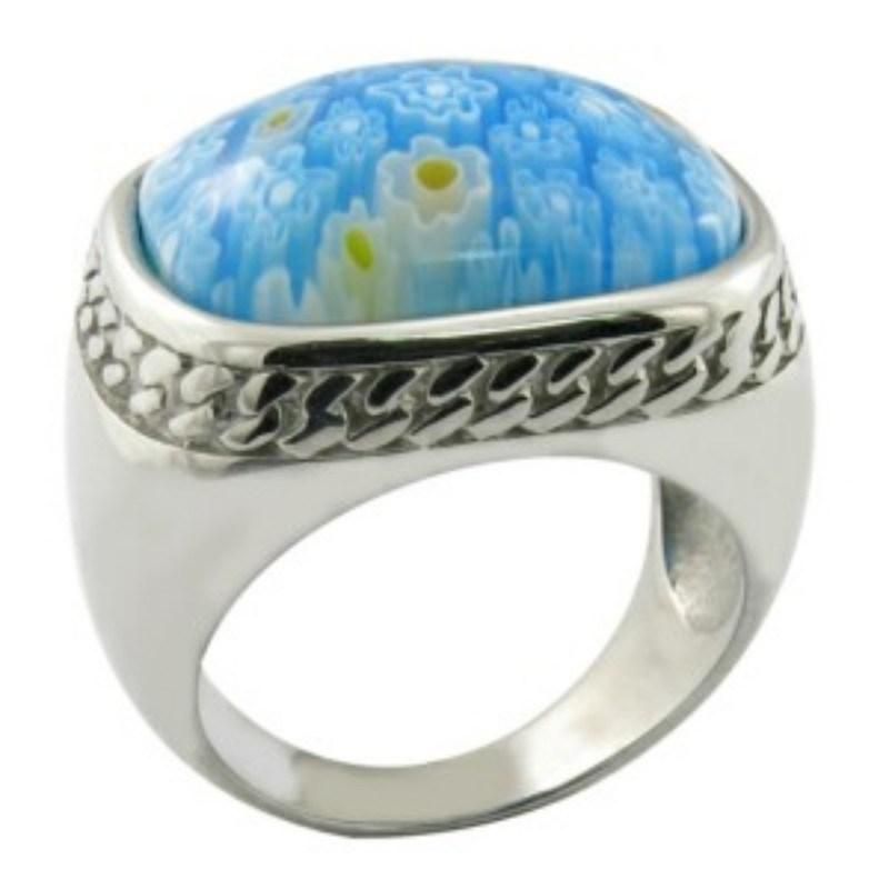 Imitation Jewelry Shell Steel Ring