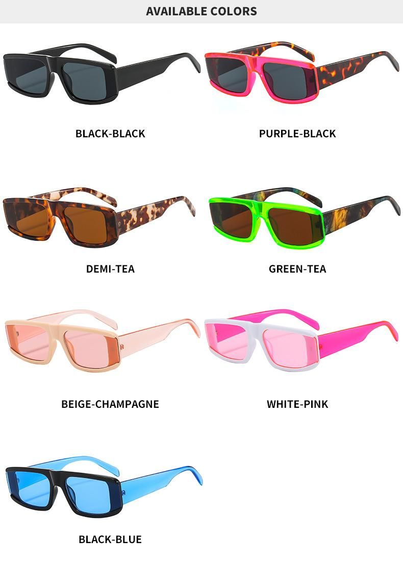 Women Lady Hot Selling China High Quality Sun Glasses Custom Logo Small Square Frame Trendy Fashion Sunglasses