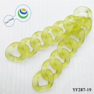 40mm Grind Arenaceous Color Series Ornament Chain Plastic Chain Bag Accessories (YF287-19)