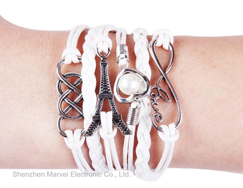Wholesale Fashion Woven Jewelry Star Charm Bracelet