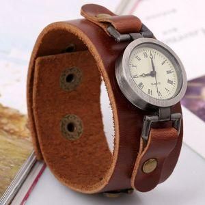 2016 Braided Men Bracelet Wrist Watch Mens Leather Bracelet Leather Infinity Bracelet