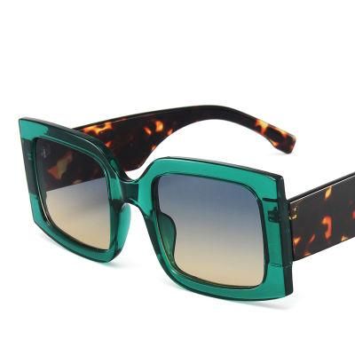 Sunglasses Personality Colorful Wide-Leg Glasses