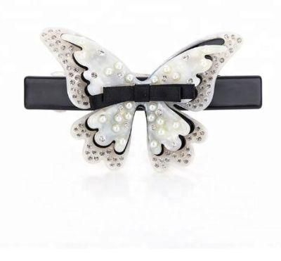 Dgirls Beauty Tools Butterfly Peanut Shape Fashion Hair Clip