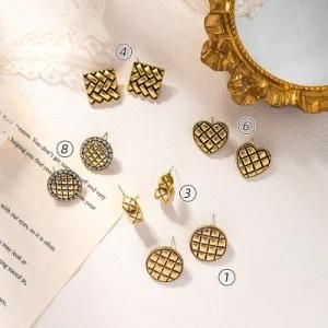 Name Earrings Personalised Earrings Women Hoop Rattan Earrings