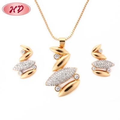 Fast Ship Fashion 18K Gold Plated Silver Alloy Chain Sets