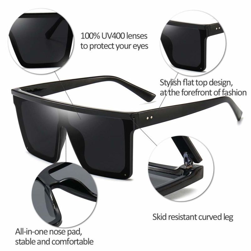 New Fashion Luxury Brand Square Sunglasses