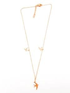 Stainless Steel Lariat Bar Necklace Open Circle Y Necklace Vertical
