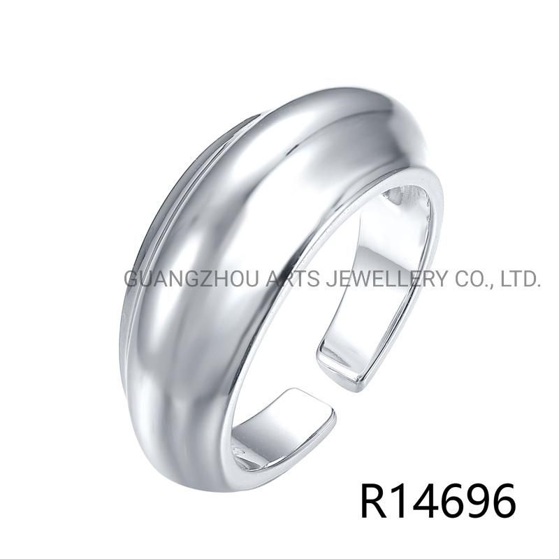 Hot & latest 925 Sterling Silver Smooth Fashion Ring